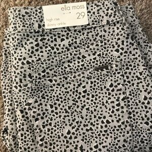 High rise skinny pant